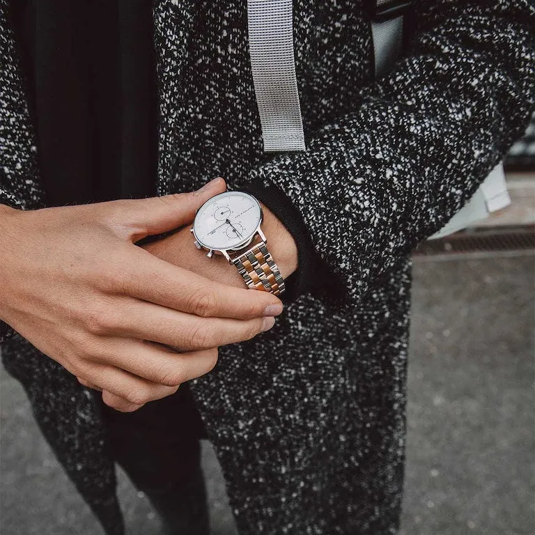 Chrono Silver Bicolor Steel