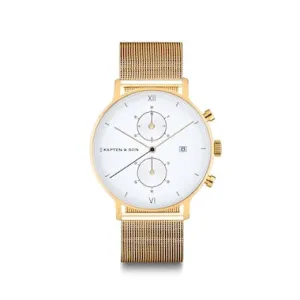 Chrono Small Gold Mesh