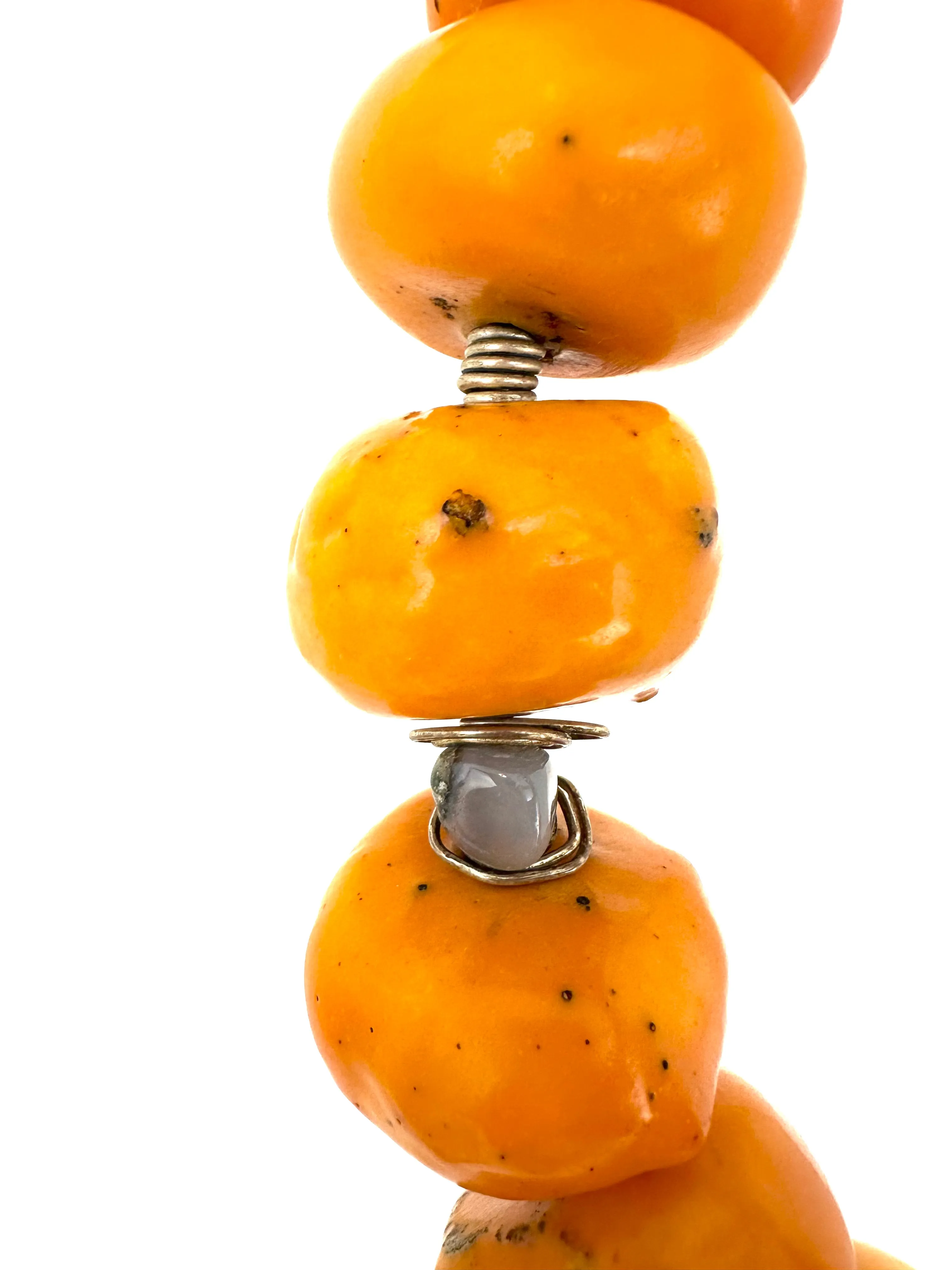Chunky Natural Amber Necklace