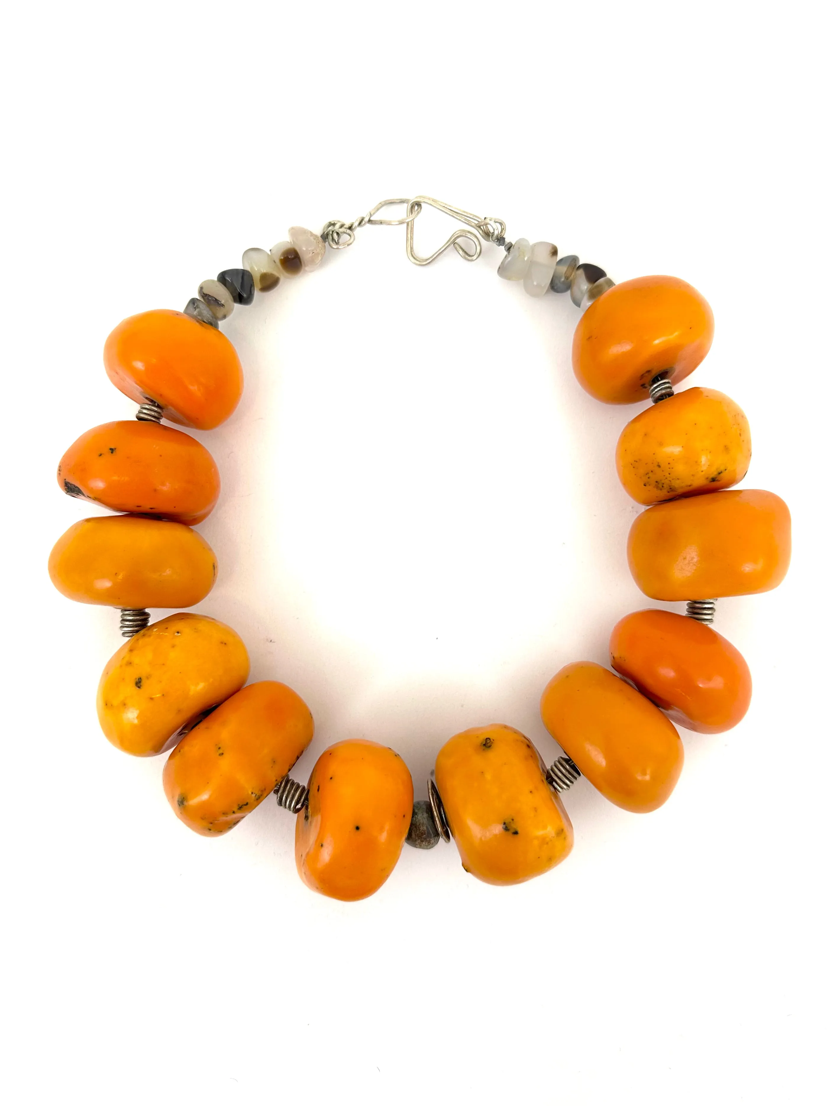 Chunky Natural Amber Necklace
