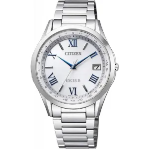 CITIZEN CB1110-61A EXCEED silver dial solar titanium mens watch