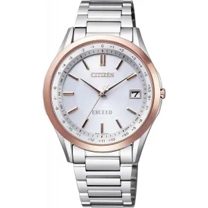CITIZEN CB1114-52A  EXCEED eco-drive radio clock pair men's Watch