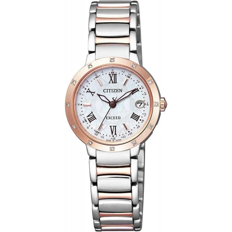 CITIZEN EXCEED Eco Drive Happy Flight Series ES9334-58W Women's Watch