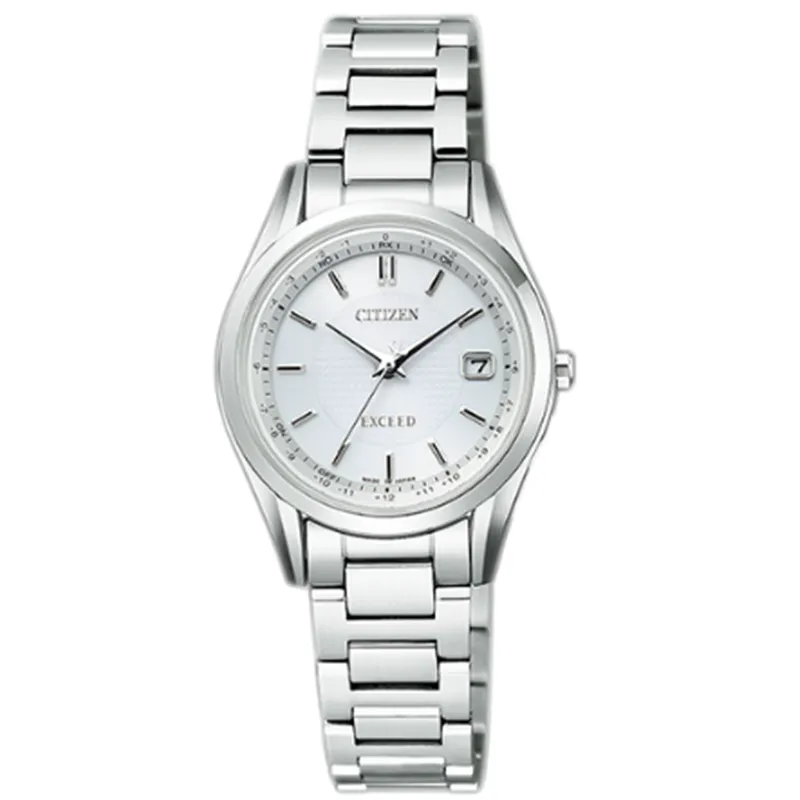 CITIZEN EXCEED ES9370-54A Eco-drive Radio Pair watch female