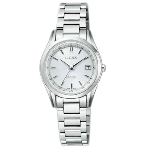 CITIZEN EXCEED ES9370-54A Eco-drive Radio Pair watch female