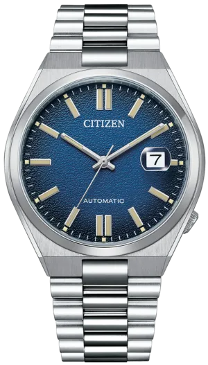 Citizen Tsuyosa Mechanical Automatic Date Display Texture Deep Blue NJ0151-88L