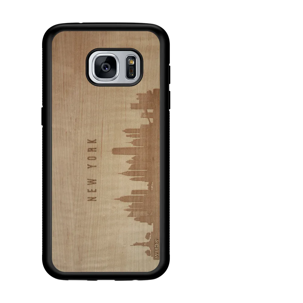CityScape Wooden Phone Case | New York NY