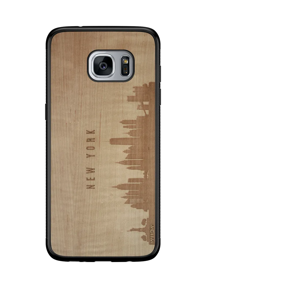 CityScape Wooden Phone Case | New York NY