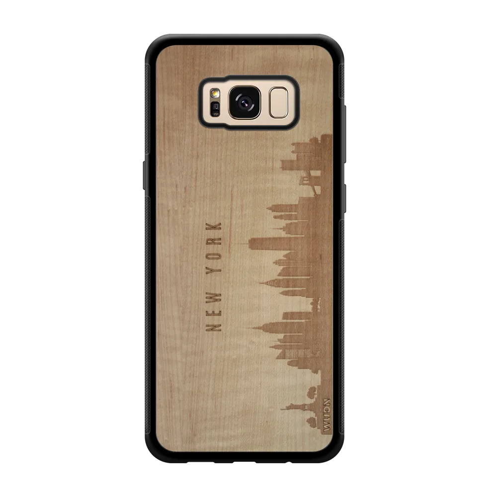 CityScape Wooden Phone Case | New York NY