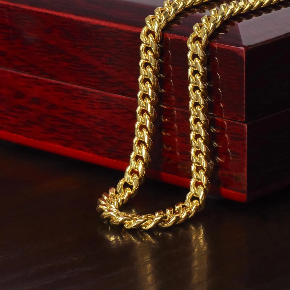 Classic Cuban Link Chain for Men – The Perfect Gift to Showcase Strength & Style