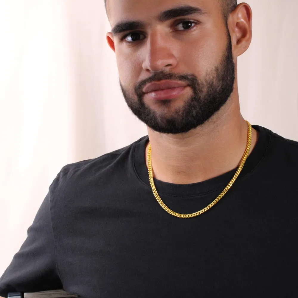 Classic Cuban Link Chain for Men – The Perfect Gift to Showcase Strength & Style