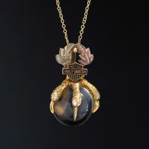 Claw Crystal Ball Harley Davidson Pendant
