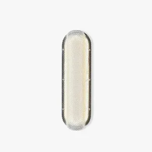 Clear Crystal Valve Wall Lamp