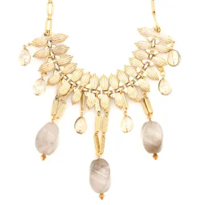 Cloudy quartz necklace