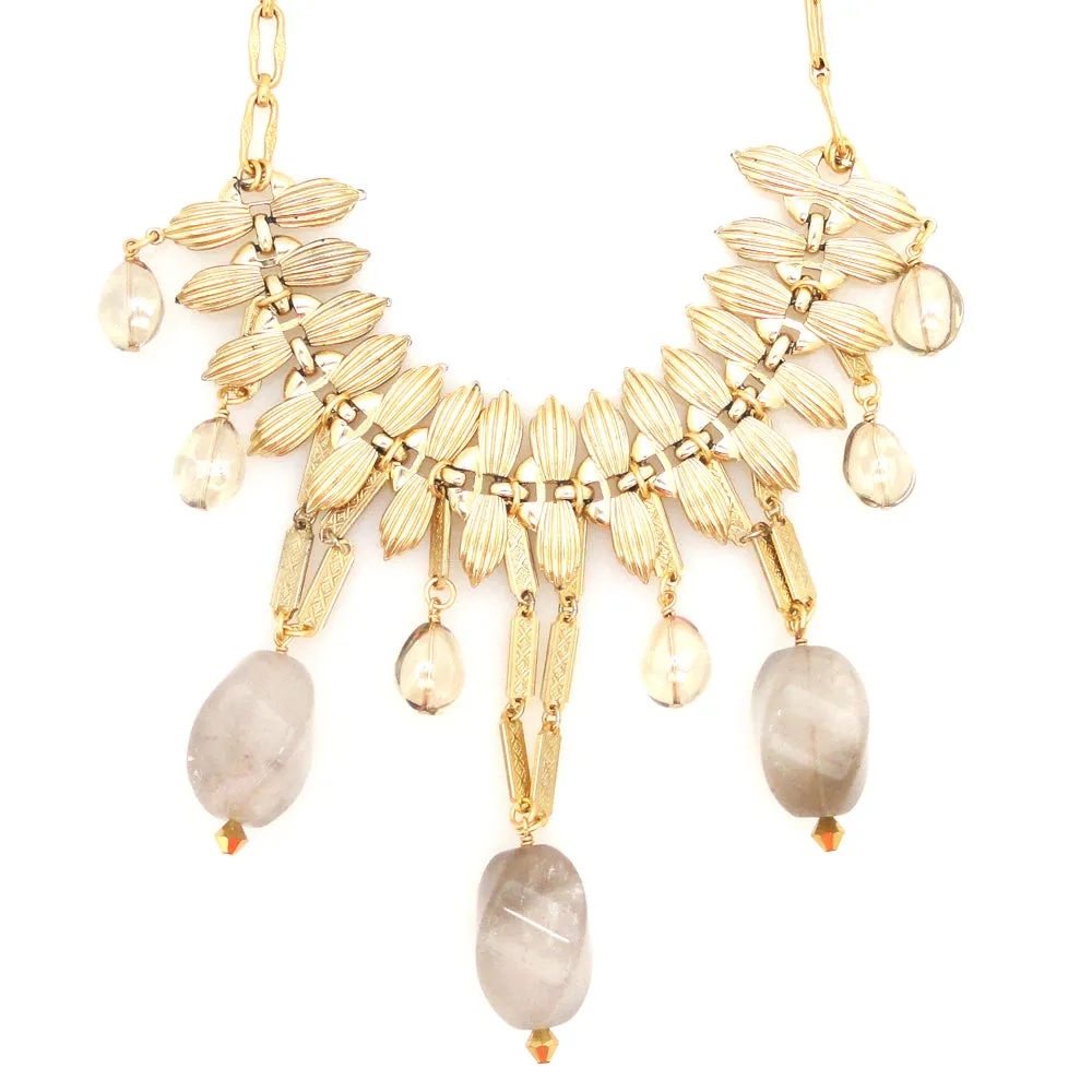 Cloudy quartz necklace