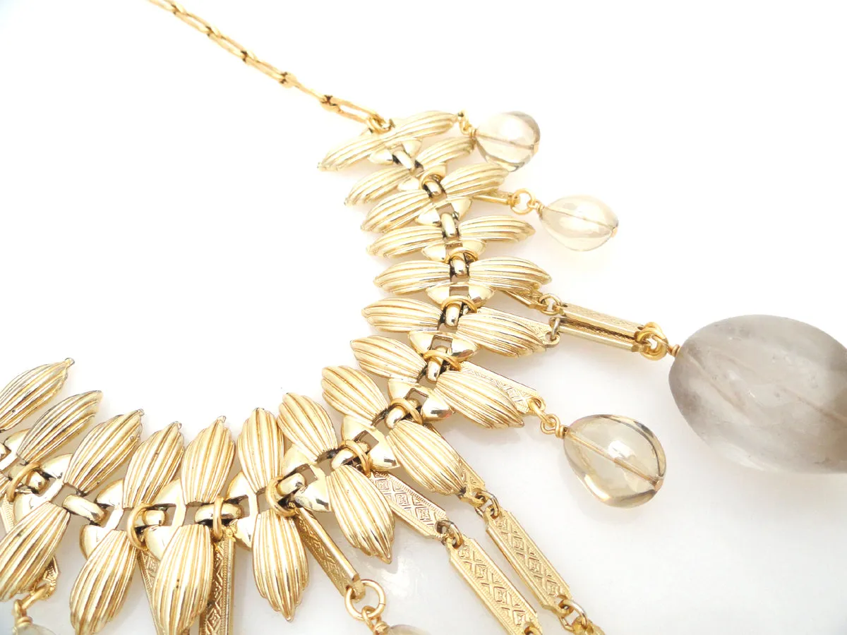 Cloudy quartz necklace