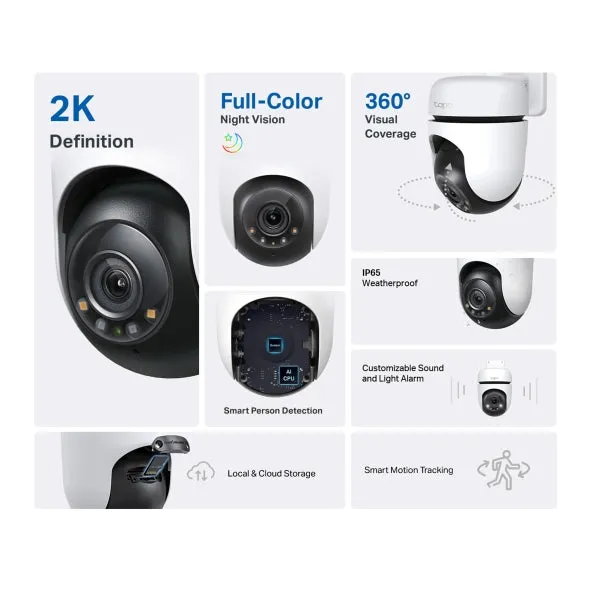 Cámara De Seguridad Wi-Fi TP-LINK Tapo C510