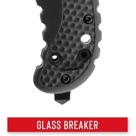 Coast TX395 Knife Tactical Double Lock With Partially Serrated Black Blade CO-K20845
