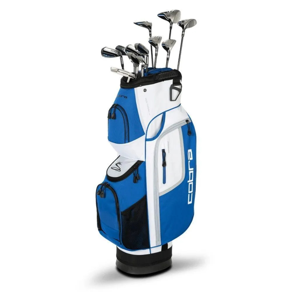 Cobra Men's Fly XL Steel Package Set - (10 Clubs   Cart Bag)