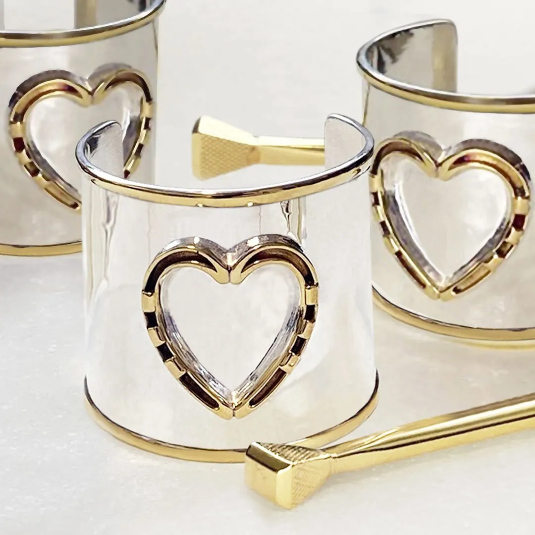 Cody - Handcast Horseshoe Heart and Hammered Sterling Silver & Brass Ponytail Cuff
