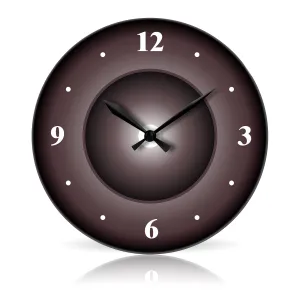 Color Glow 10.75" <br> Round Acrylic Wall Clock