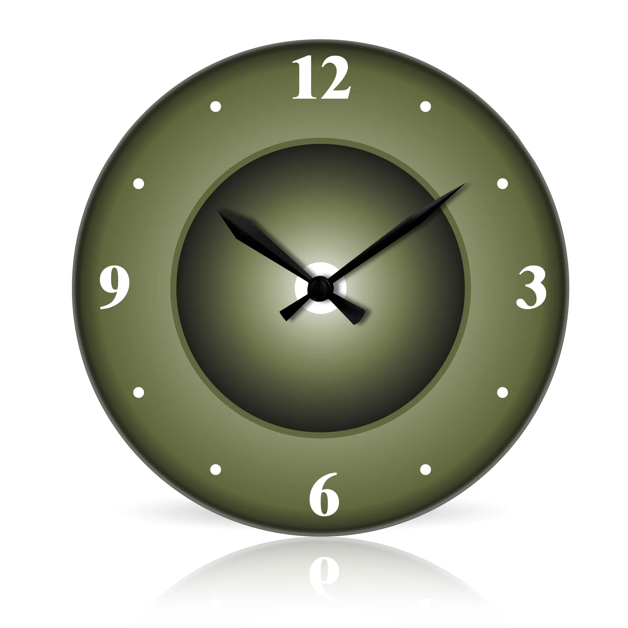 Color Glow 10.75" <br> Round Acrylic Wall Clock