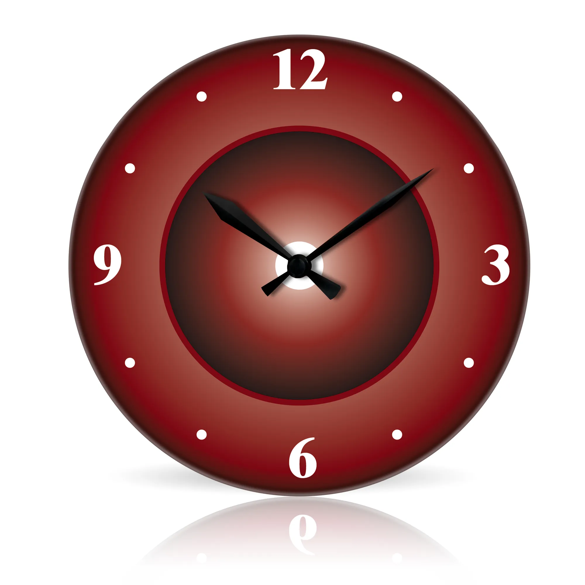 Color Glow 10.75" <br> Round Acrylic Wall Clock