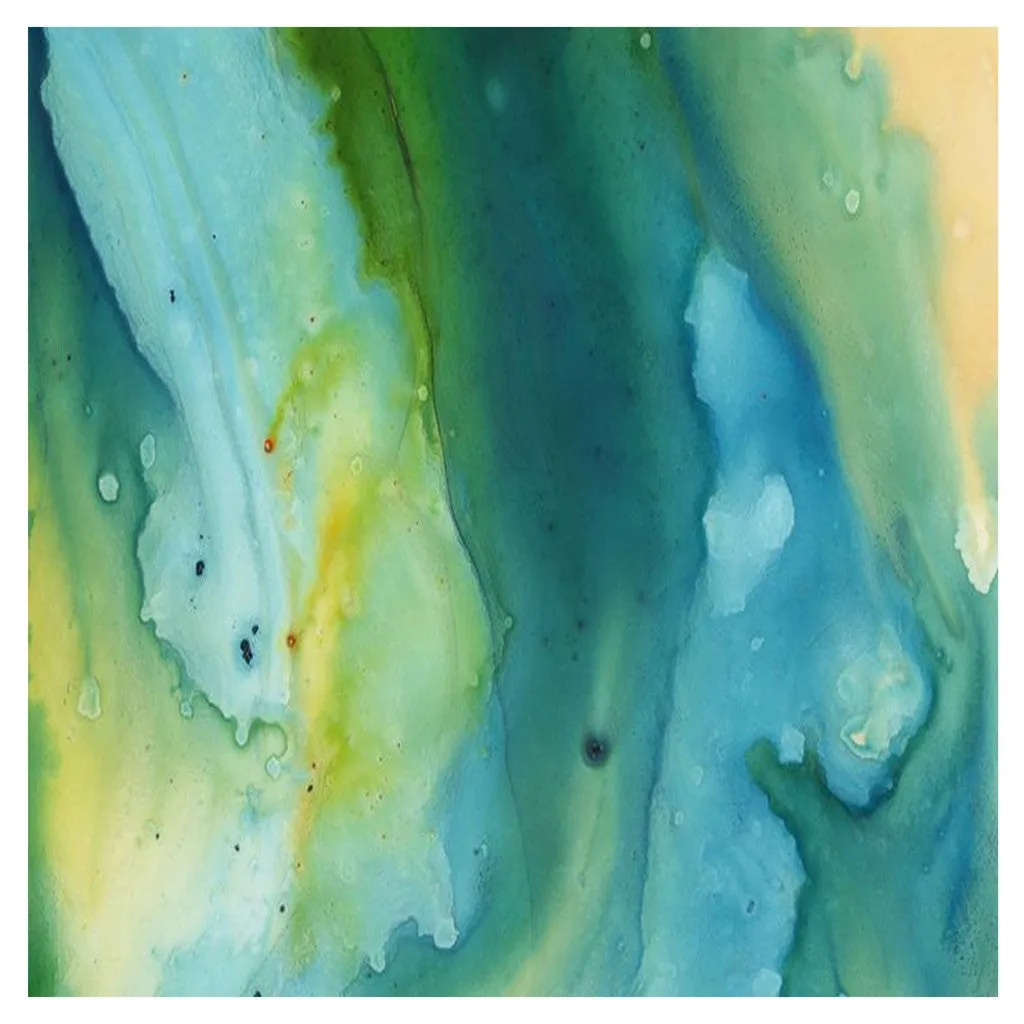 Colorful Digital Watercolor Textures Heat Transfer Vinyl Sheet