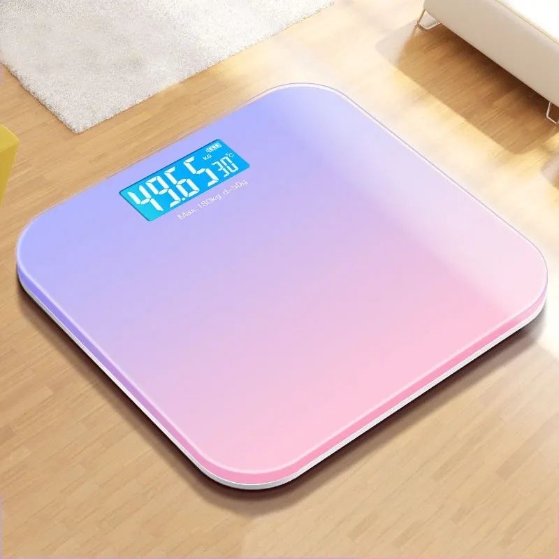 Colorful LED Bathroom Floor Scales