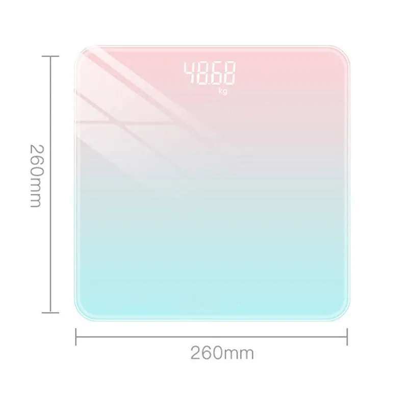 Colorful LED Bathroom Floor Scales