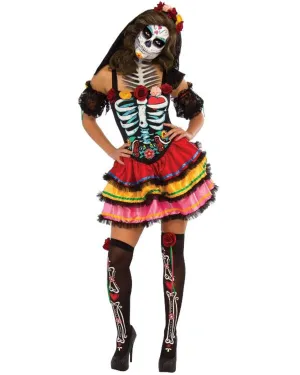 Colourful Day of the Dead Senorita Dress