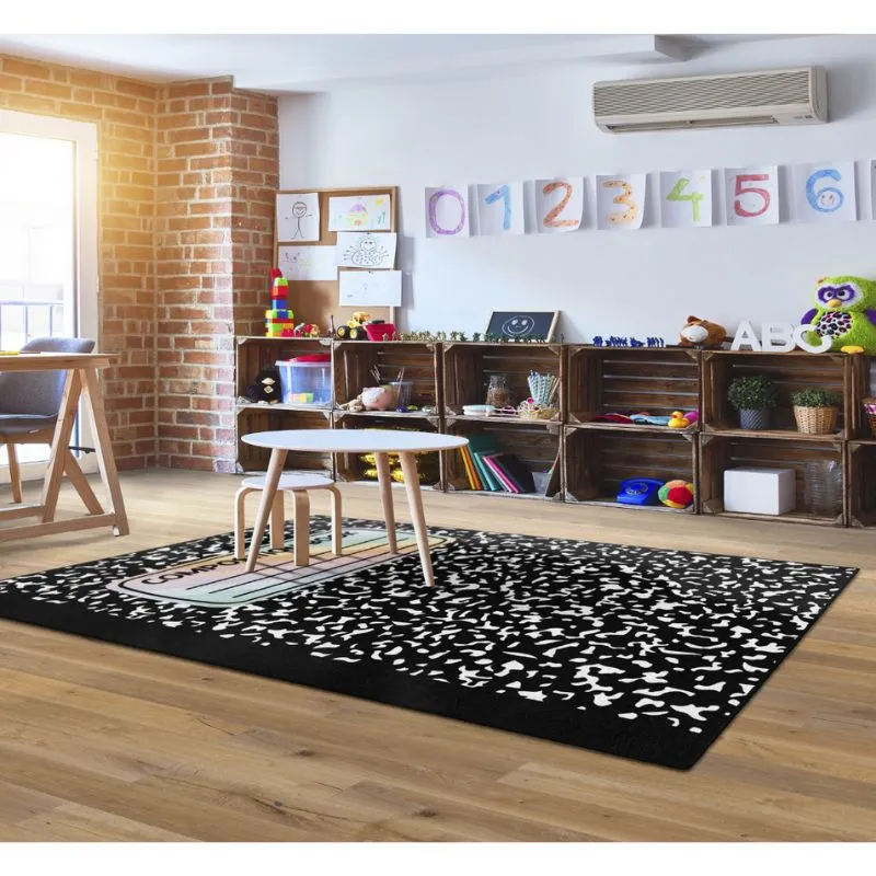 Composition Notebook Classroom Rug
