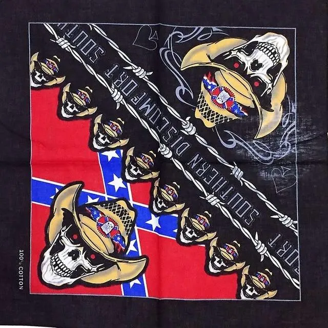 Confederate Skull Bandana