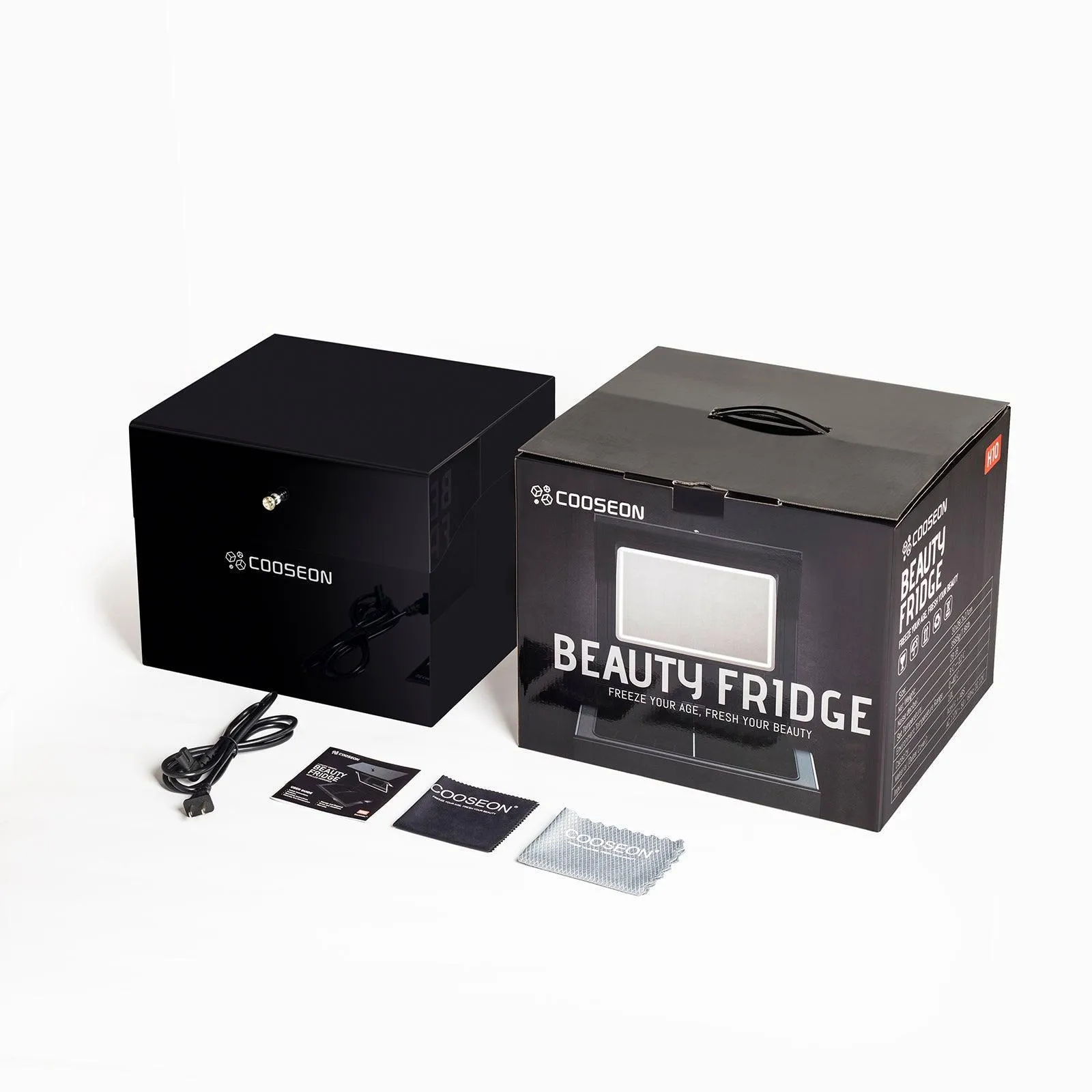 COOSEON® BlackCube™ Luxury Vanity Beauty Fridge With LED Mirrored