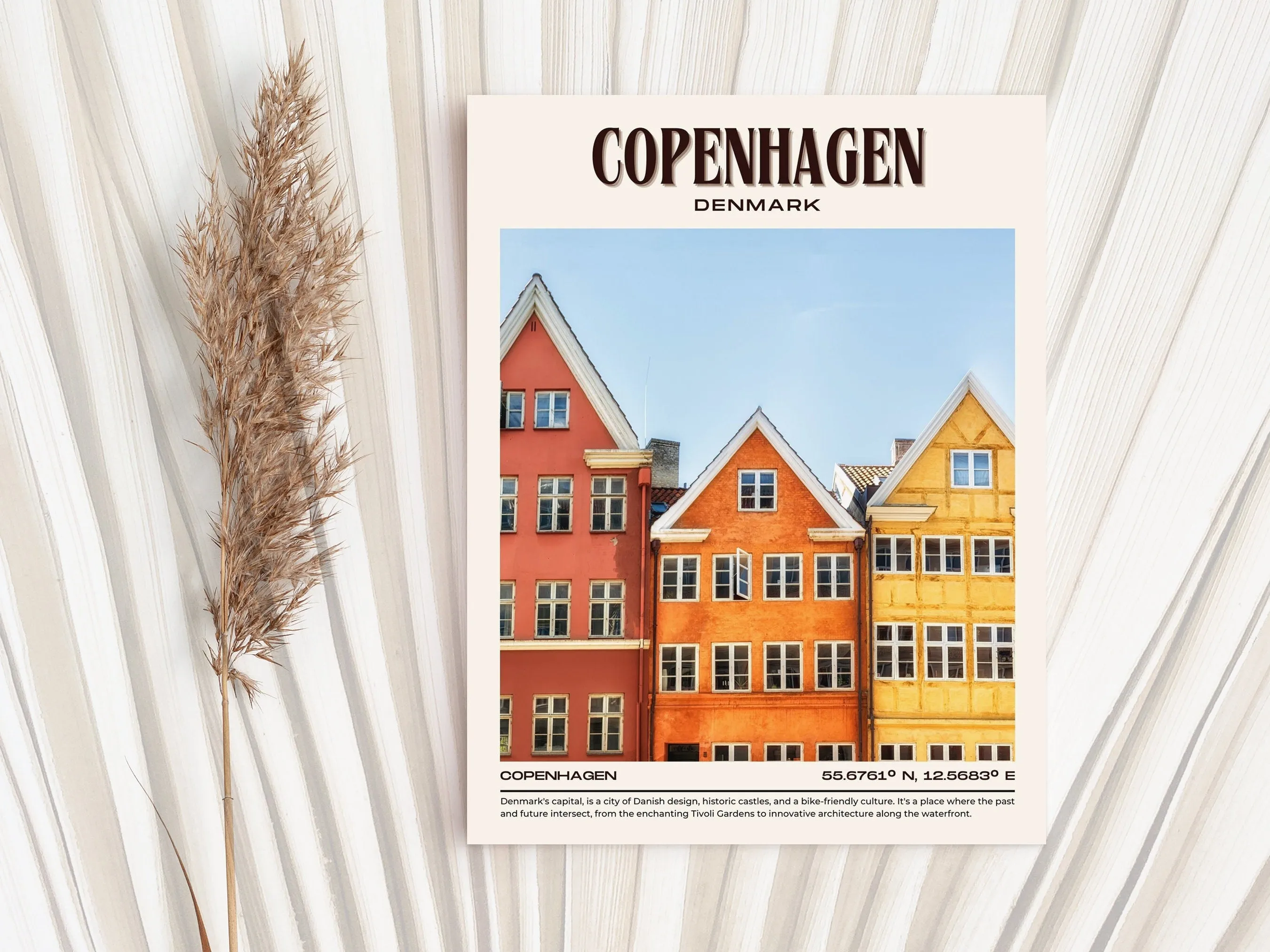 Copenhagen Vintage Wall Art, Denmark
