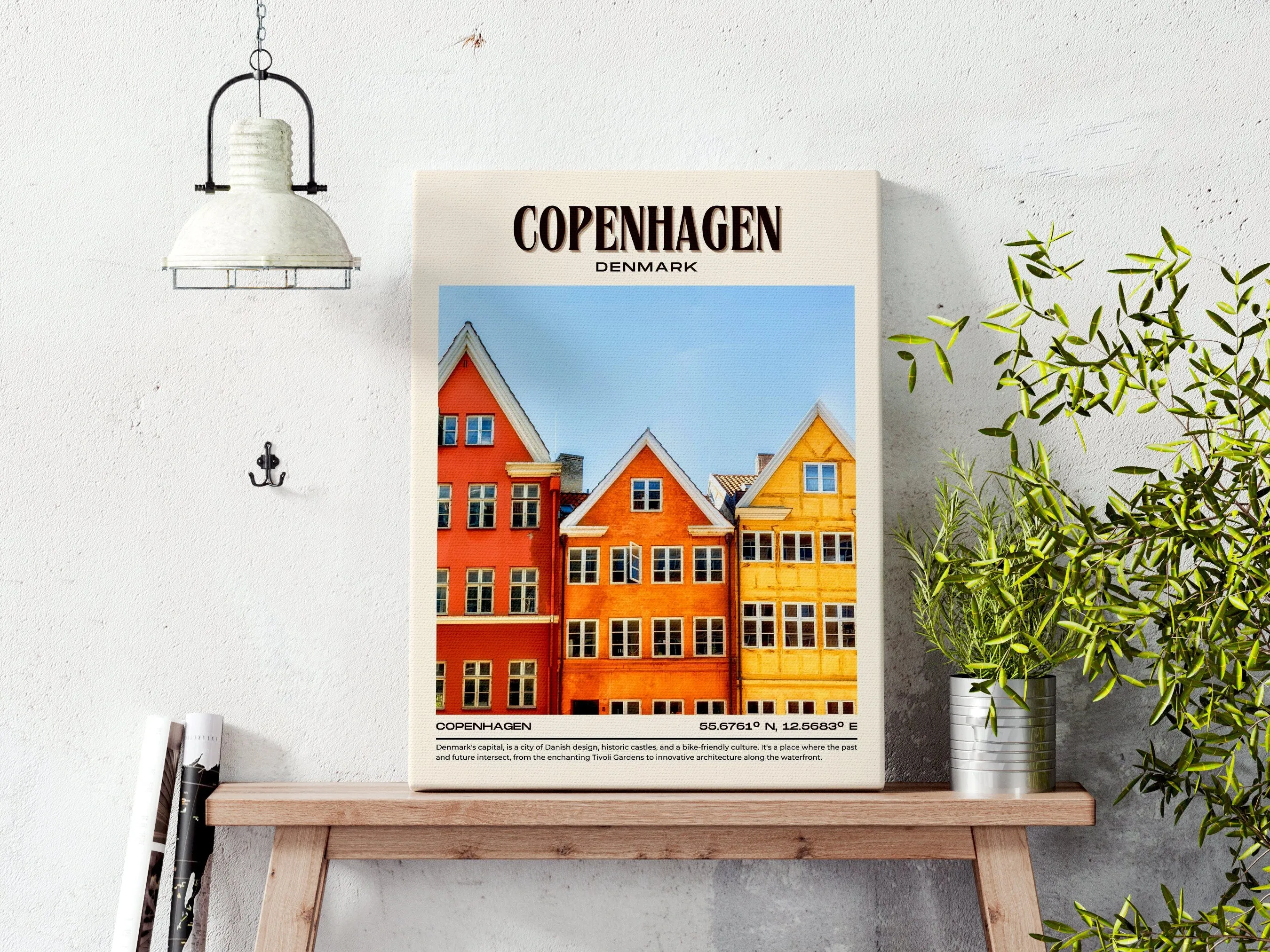 Copenhagen Vintage Wall Art, Denmark