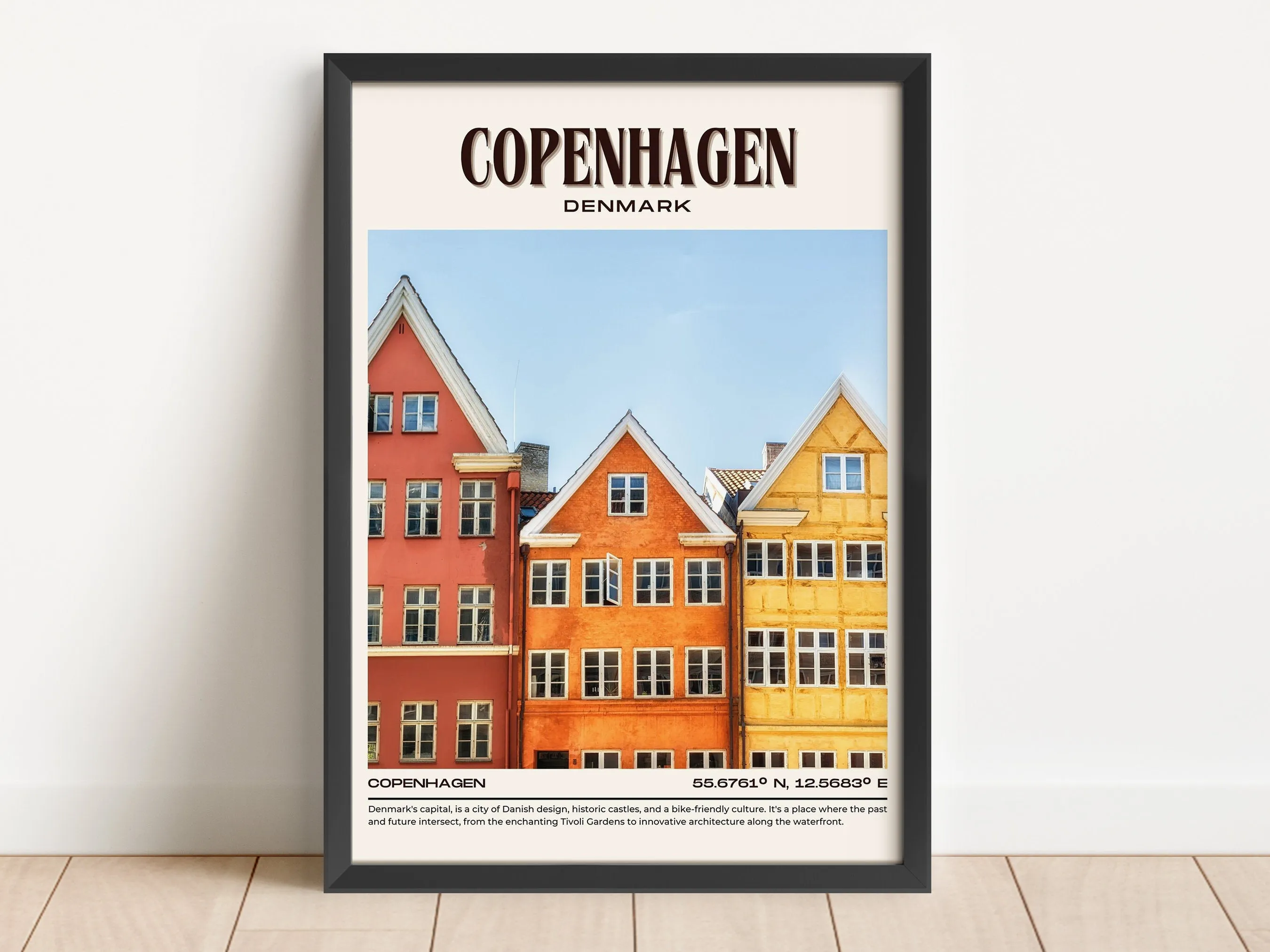 Copenhagen Vintage Wall Art, Denmark