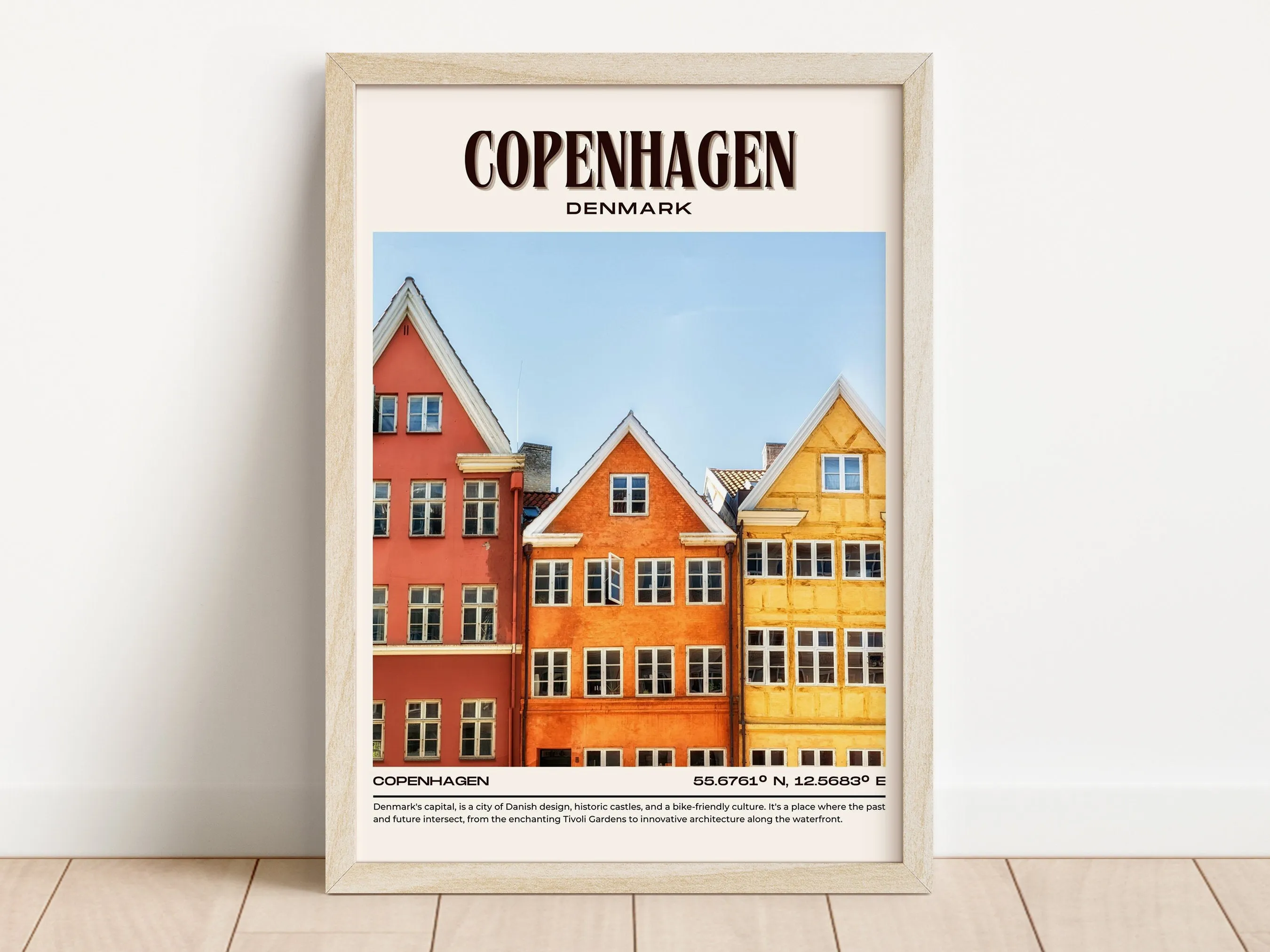 Copenhagen Vintage Wall Art, Denmark