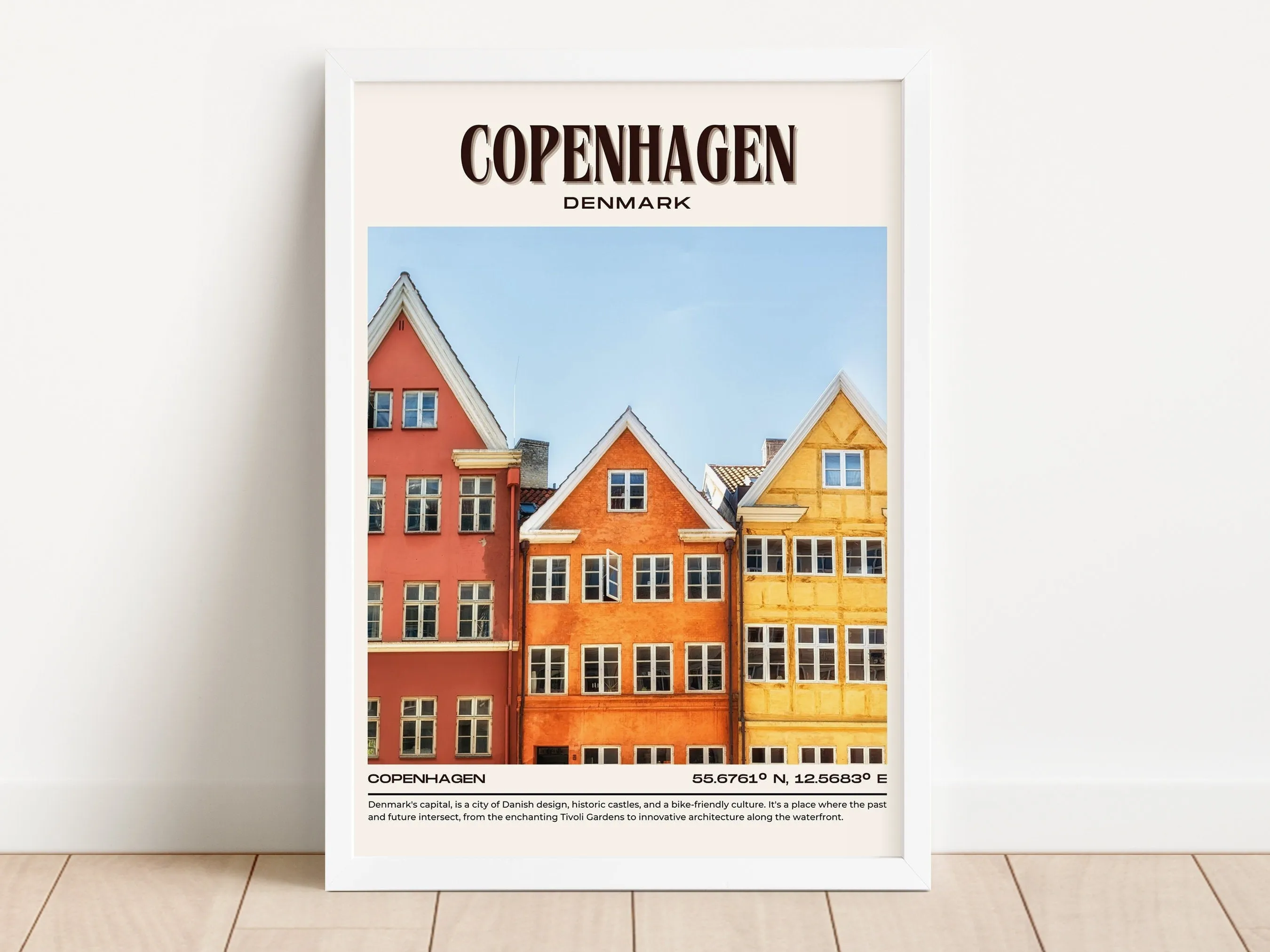 Copenhagen Vintage Wall Art, Denmark