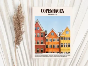 Copenhagen Vintage Wall Art, Denmark