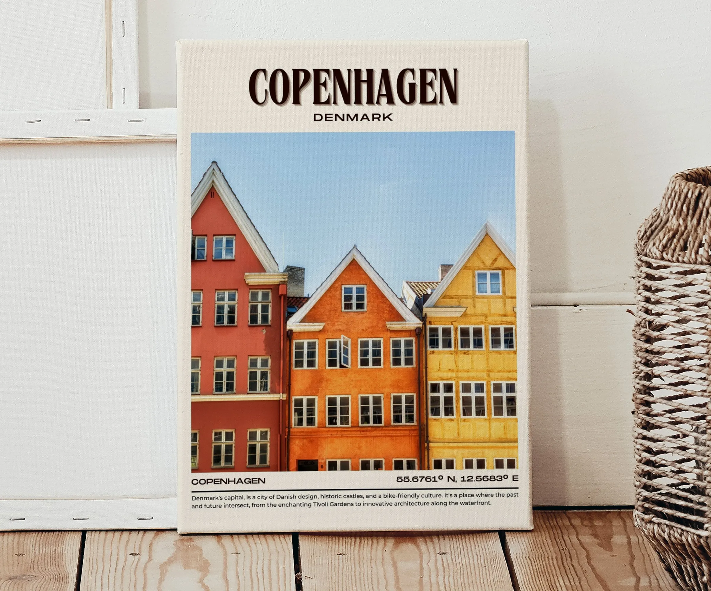 Copenhagen Vintage Wall Art, Denmark