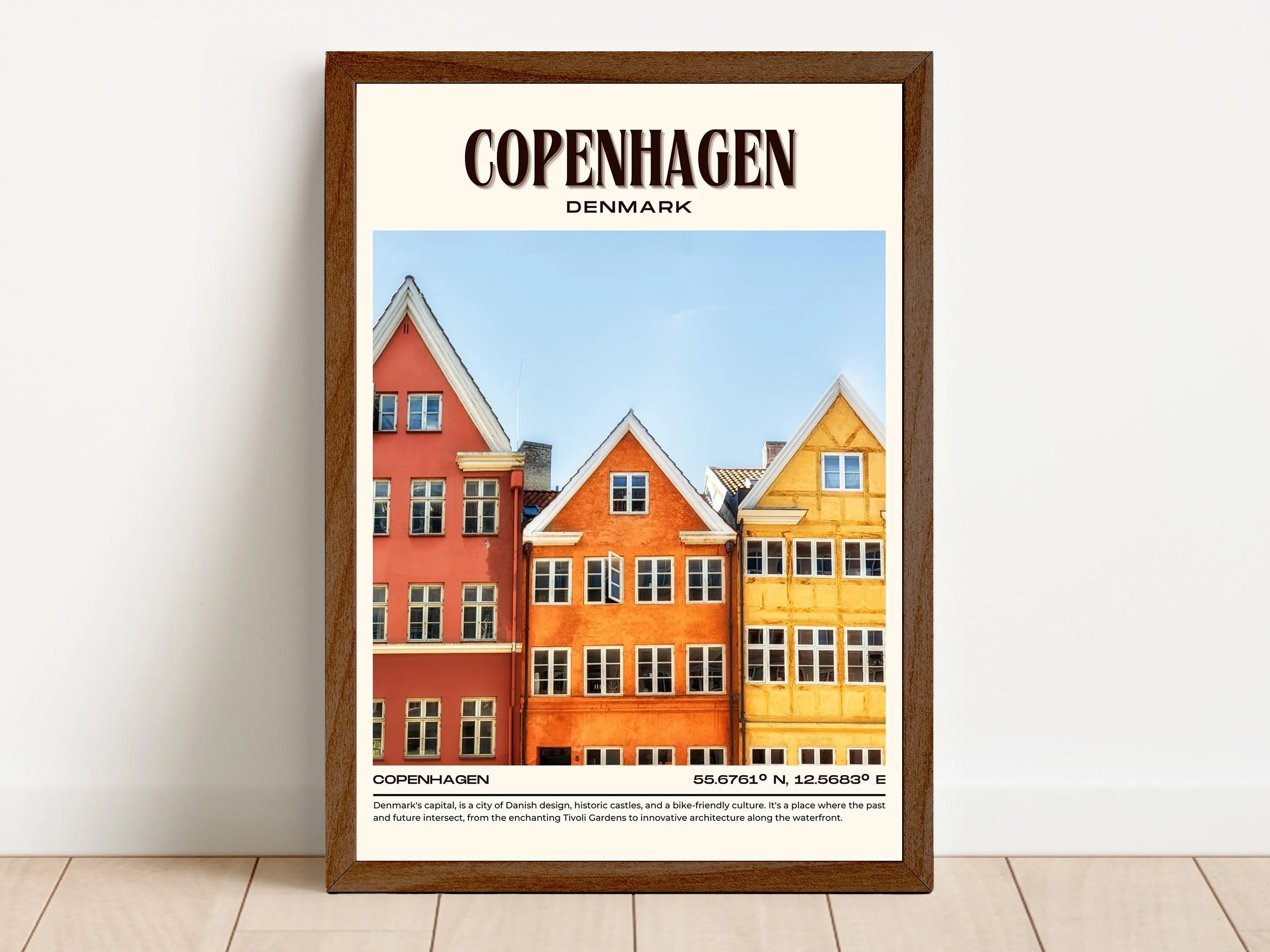 Copenhagen Vintage Wall Art, Denmark