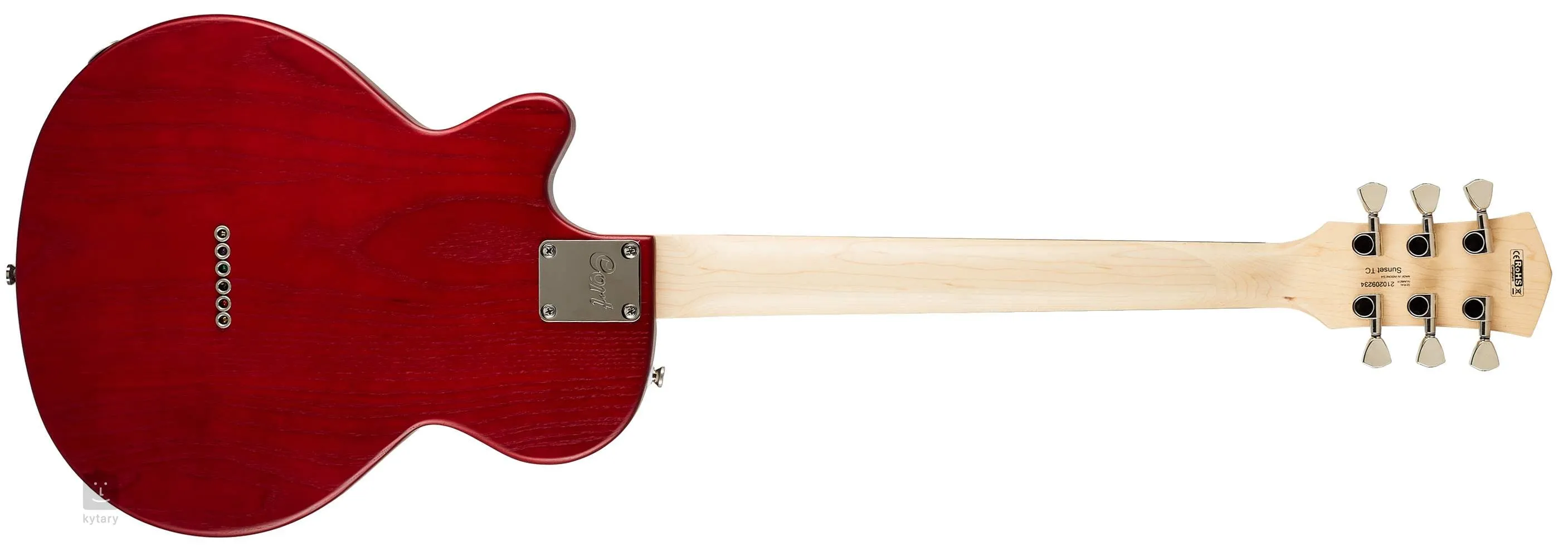 Cort Sunset TC Open Pore Burgundy Red