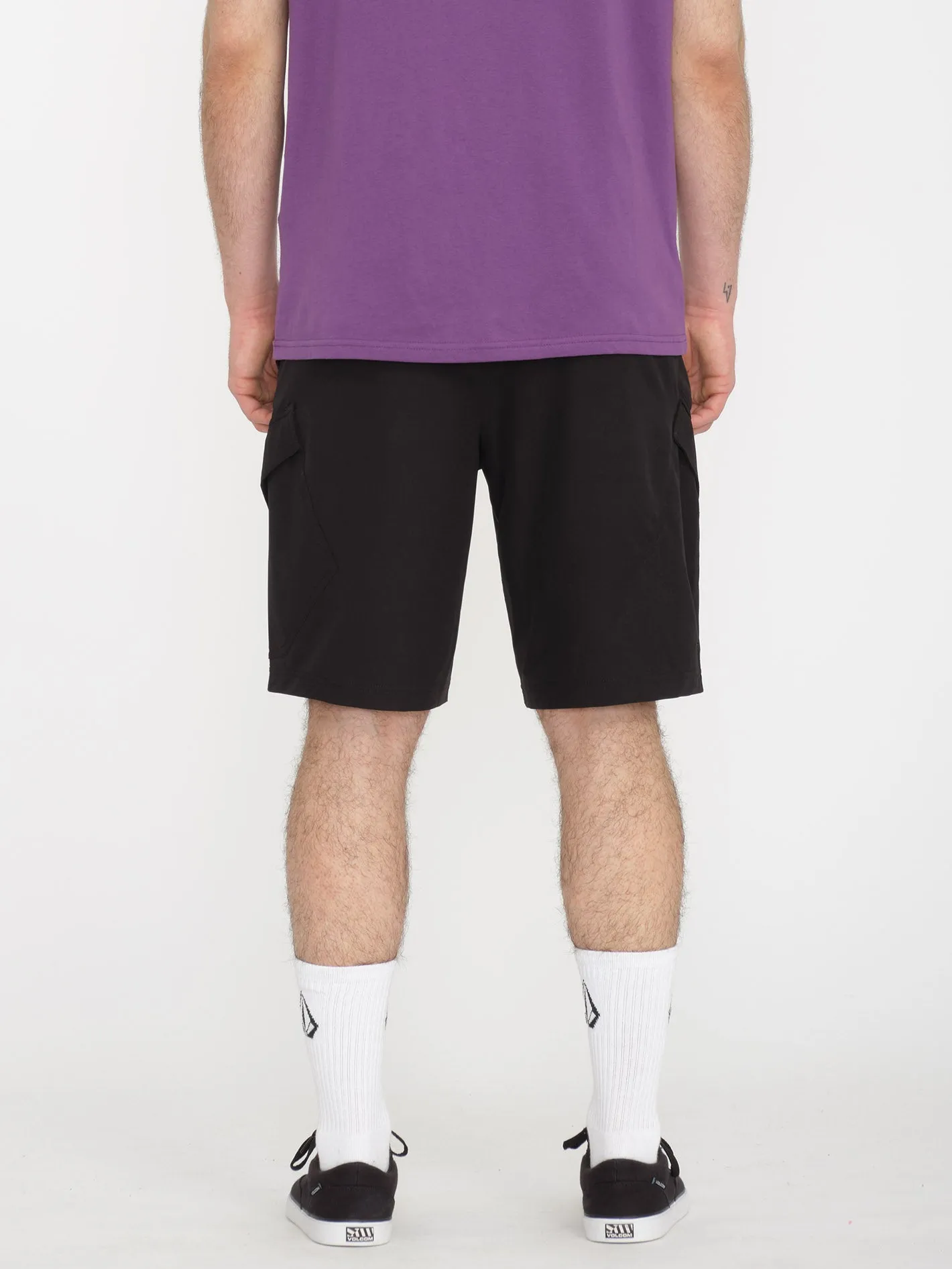 Country Days Hybrid 20" Shorts - BLACK