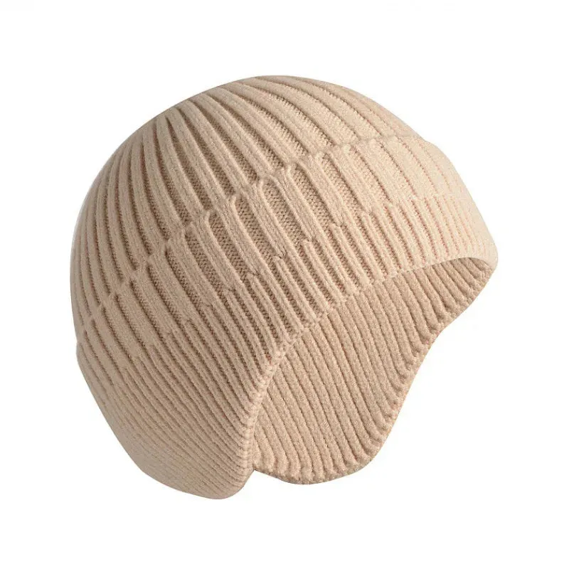 Cozy Knitted Earflap Beanie Cap - Warm Autumn and Winter Hat for Women and Men