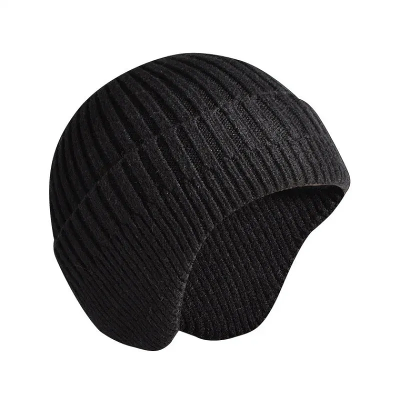 Cozy Knitted Earflap Beanie Cap - Warm Autumn and Winter Hat for Women and Men