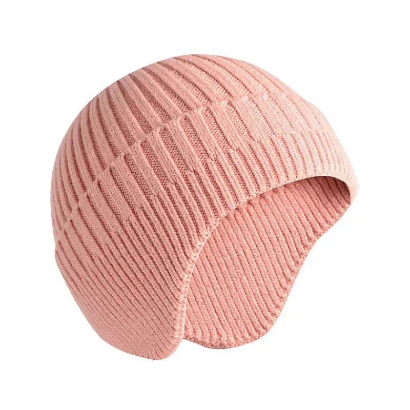 Cozy Knitted Earflap Beanie Cap - Warm Autumn and Winter Hat for Women and Men