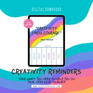 Creativity Reminders Art Print