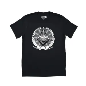 Crest Logo T-Shirt Vintage Black