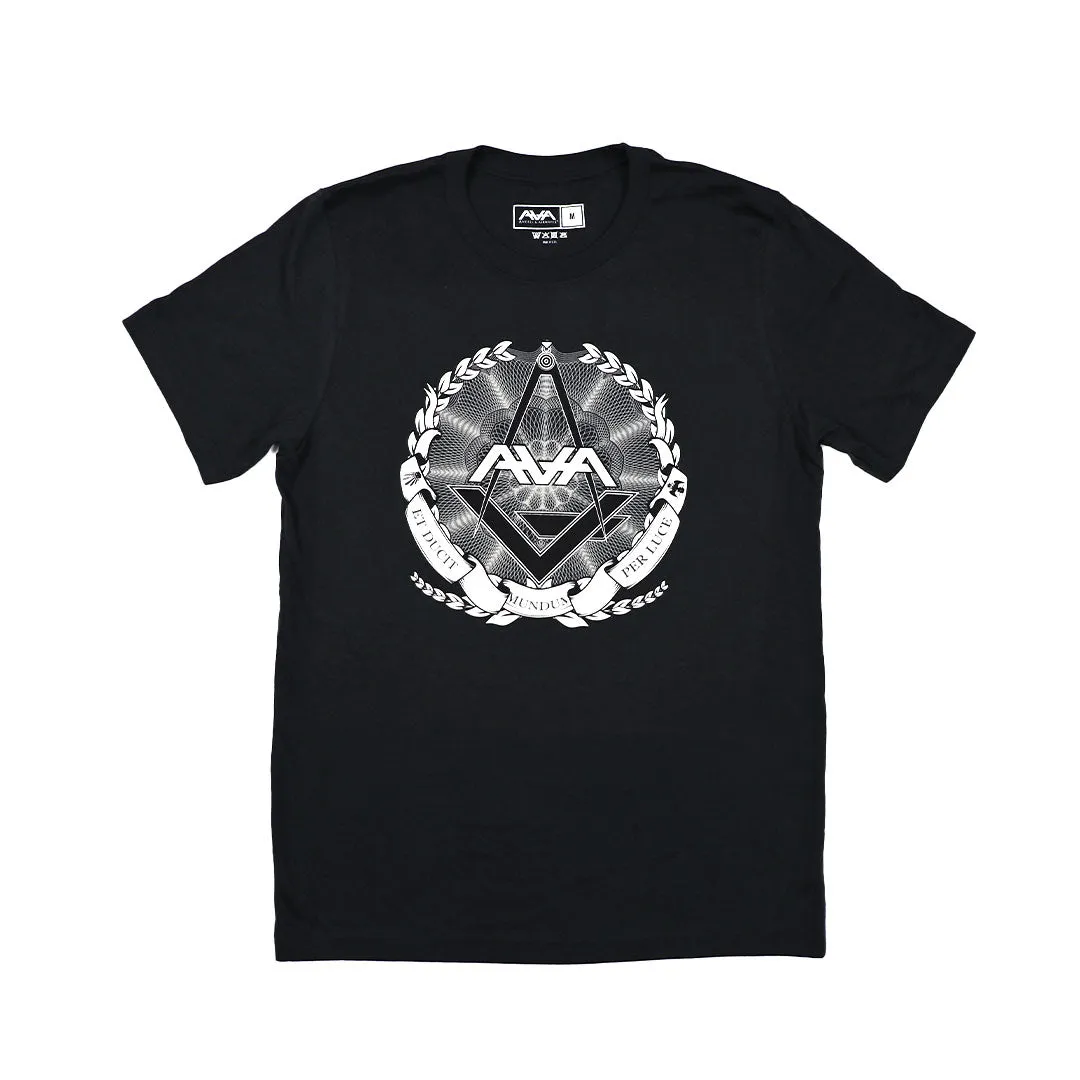 Crest Logo T-Shirt Vintage Black